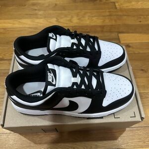 *Slightly Used* Nike Dunk Low Women White Black (DD1503-101) Size 10.5W